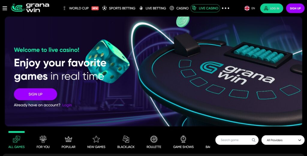GranaWin Casino Bonus code